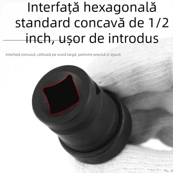 Cheie electrică cu articulație universală și adaptor de conversie, accesorii cu șuruburi