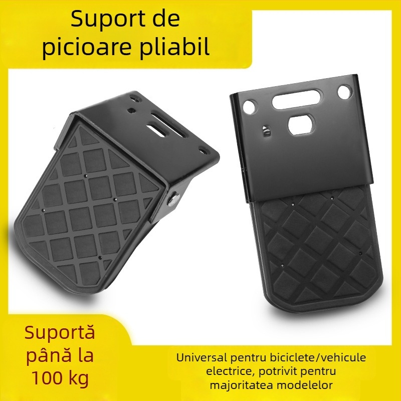 Pedale pliabile din aluminiu pentru biciclete electrice