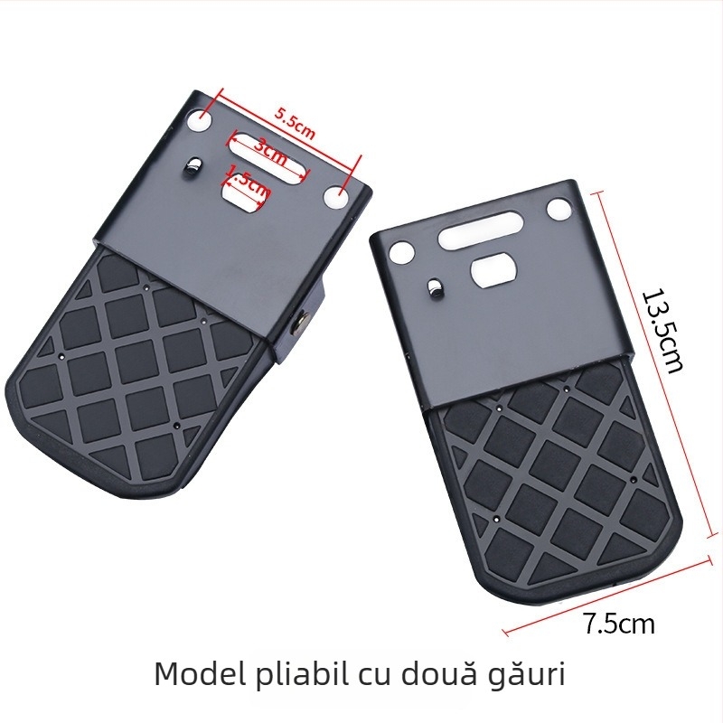 Pedale pliabile din aluminiu pentru biciclete electrice