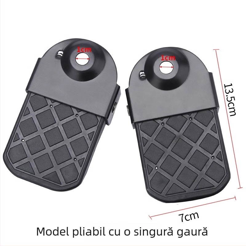 Pedale pliabile din aluminiu pentru biciclete electrice