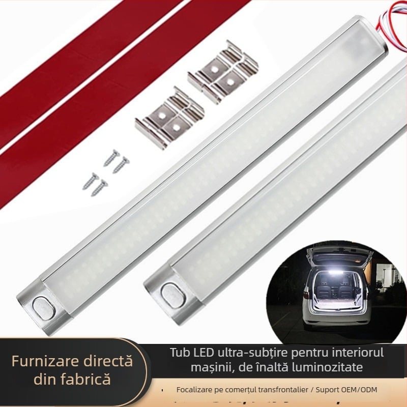 Lumină de cabină universală 12-85V, 120 LED pentru camioane-cutie și rulote