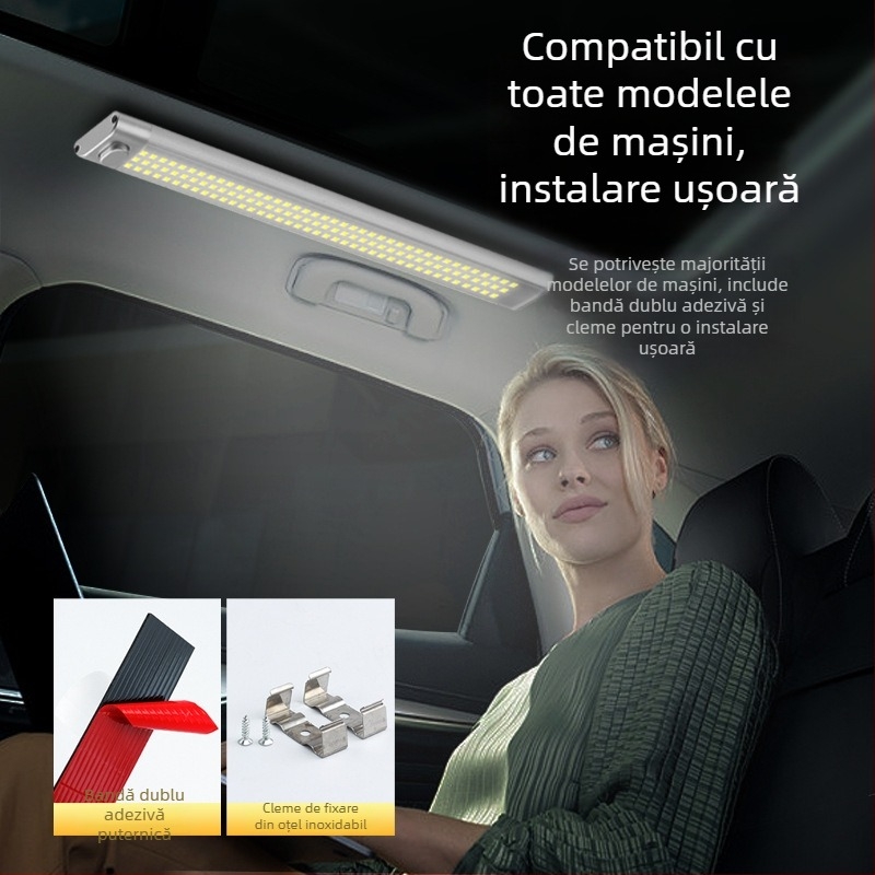 Lumină de cabină universală 12-85V, 120 LED pentru camioane-cutie și rulote