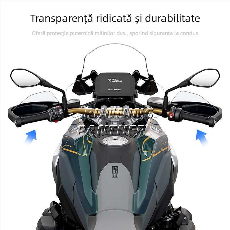 BMW R1300GS Protecție ghidon cu înălțire și parbriz transparent pentru modelele 23–24