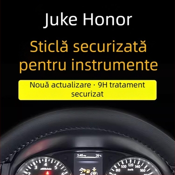 Folie protectoare temperată pentru ecranul de navigație Nissan X-Trail Glory și interiorul consolei centrale