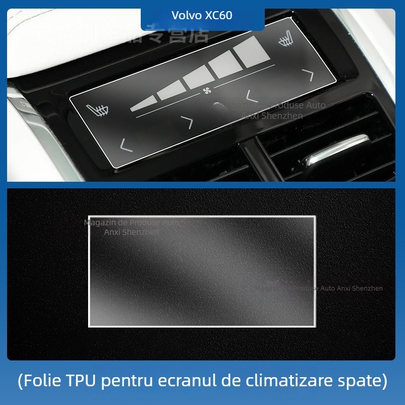 Volvo XC60 folie de protecție pentru ecranul central și tabloul de bord, folie TPU pentru interiorul mașinii