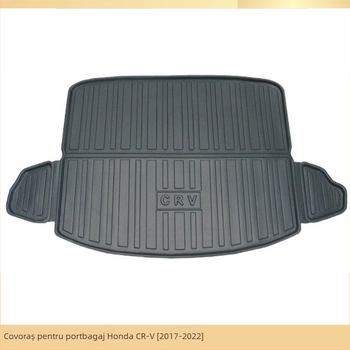 Covor portbagaj auto TPE pentru Honda CR-V (2017-2022), rezistent la uzură și impermeabil, covoraș de podea pentru vehicule cu volan pe partea stângă
