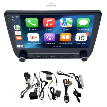 Navigație auto universală de 9 inch cu CarPlay – centru de control și player multimedia all-in-one