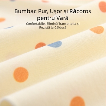 Jingqi Pantaloni de vară pentru copii, unisex, din bumbac 100%, ușori, antițânțari, respirabili, moi, casual cu manșete