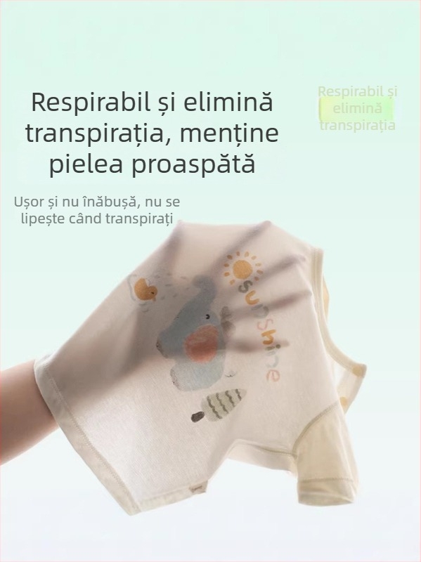 Tricou pentru copii, 100% bumbac, vară, imprimeu desen animat