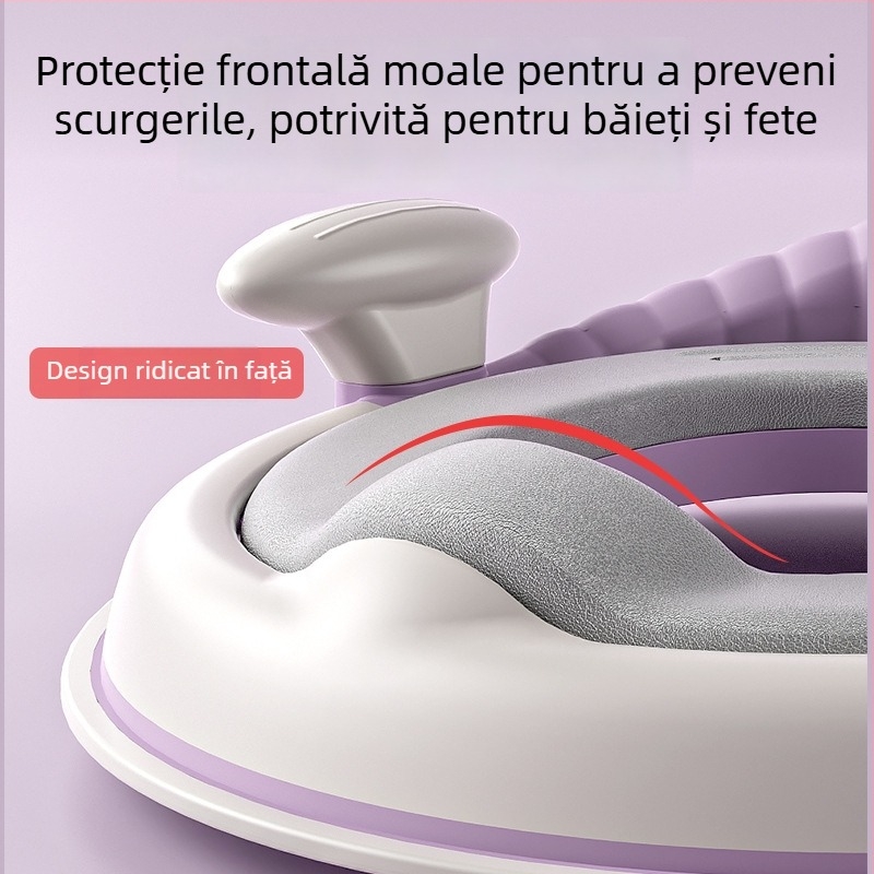 Scaun de toaletă pentru copii, dimensiune mare, pentru băieți și fete