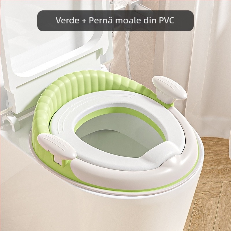 Scaun de toaletă pentru copii, dimensiune mare, pentru băieți și fete