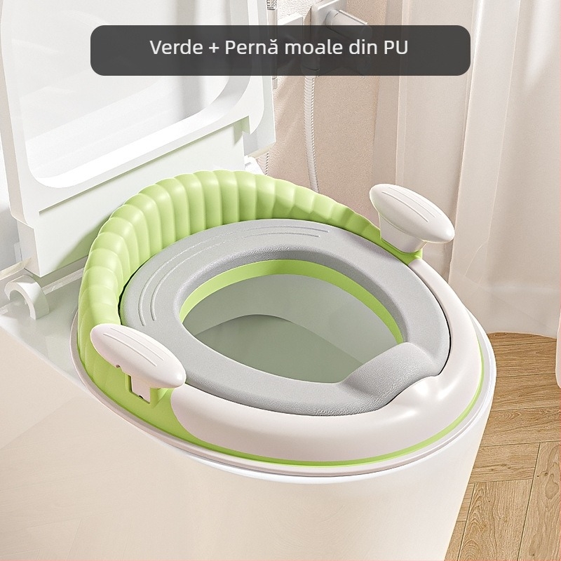 Scaun de toaletă pentru copii, dimensiune mare, pentru băieți și fete