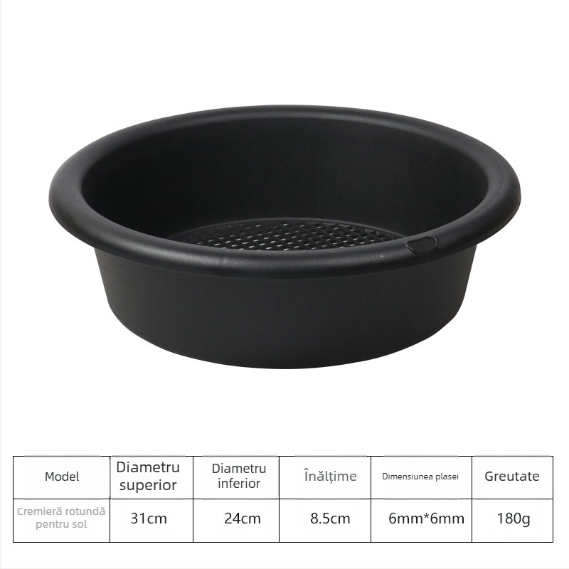 Sită din plastic manuală pentru sol, sită de grădină pentru sol și substrat de suculente, unealtă de plantare în grădină