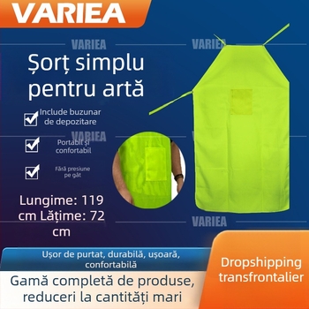 Șorț de grădină ușor, respirabil, cu buzunare, unisex