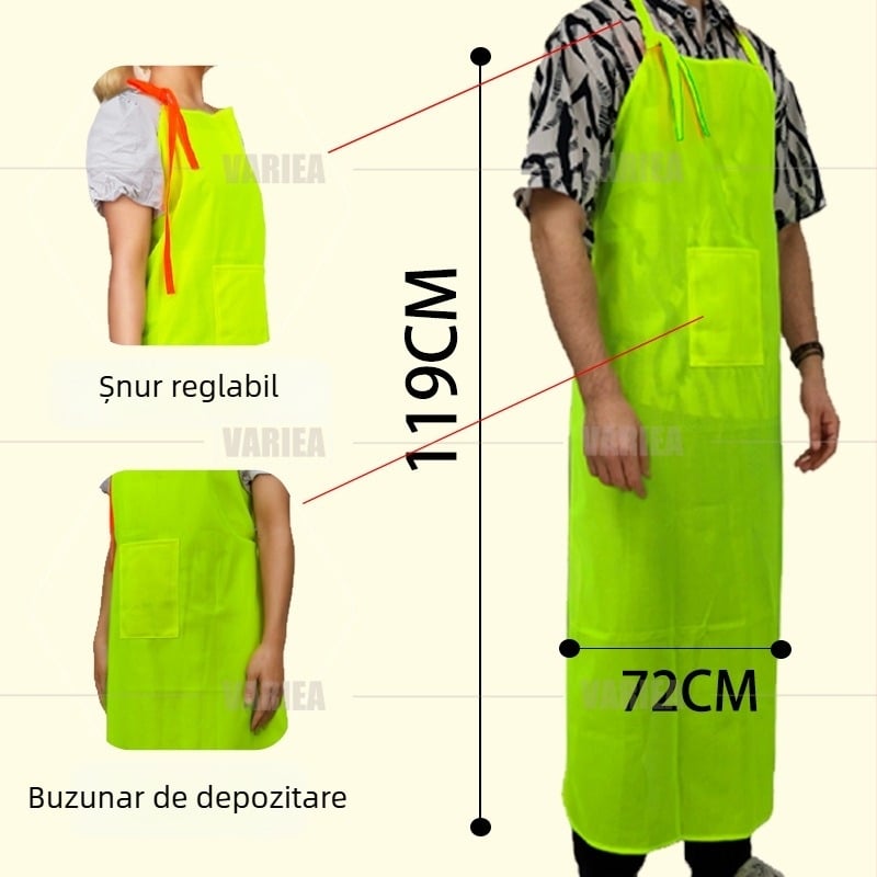 Șorț de grădină ușor, respirabil, cu buzunare, unisex