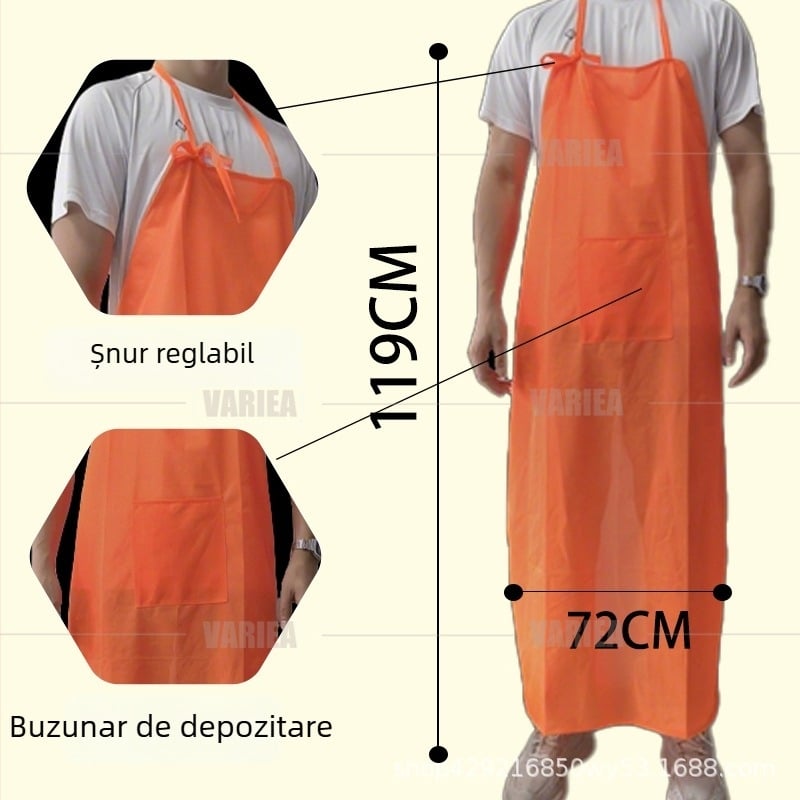 Șorț de grădină ușor, respirabil, cu buzunare, unisex