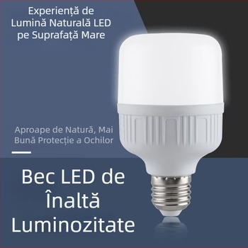 Lampa LED pentru uz casnic cu soclu E27, economie de energie, lumină albă, 300 lm, protecția ochilor, fără pâlpăire, pentru interior