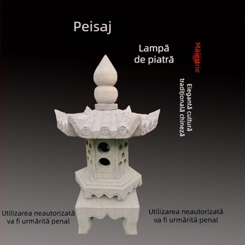 Felinar Bluestone, stil japonez pentru curte, decor exterior