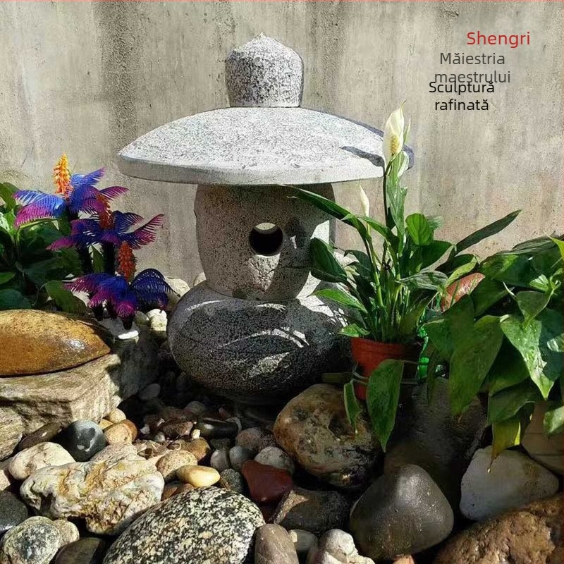 Felinar Bluestone, stil japonez pentru curte, decor exterior