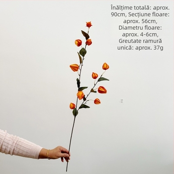 Flori artificiale cu fructe în formă de lampion pentru decor interior și recuzită pentru fotografie de nuntă