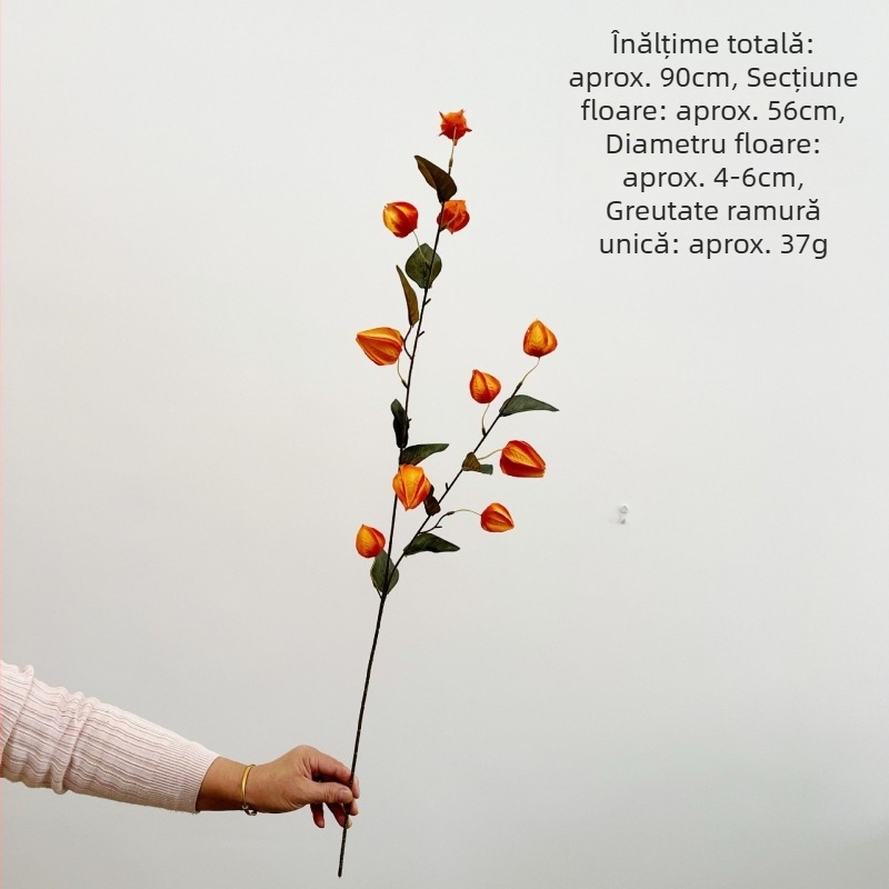 Flori artificiale cu fructe în formă de lampion pentru decor interior și recuzită pentru fotografie de nuntă