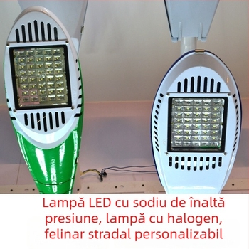 Cap LED pentru lampă stradală cu braț reglabil, montaj pe perete, lampă de sodiu de înaltă presiune, cap de lampă solar pentru drum
