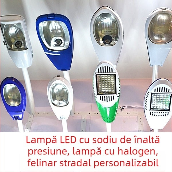 Cap LED pentru lampă stradală cu braț reglabil, montaj pe perete, lampă de sodiu de înaltă presiune, cap de lampă solar pentru drum