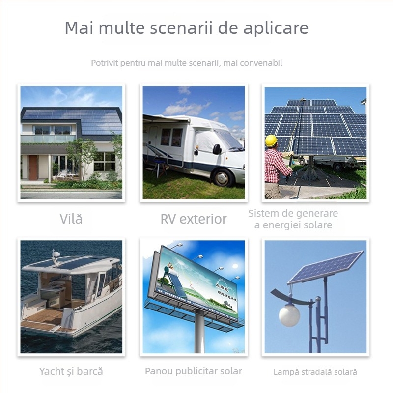 Controler MPPT pentru 12/24V, iluminare stradală universală și sistem fotovoltaic inteligent