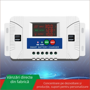 Controler solar 12V/24V, 20A/30A, încărcător fotovoltaic, controler pentru iluminat stradal