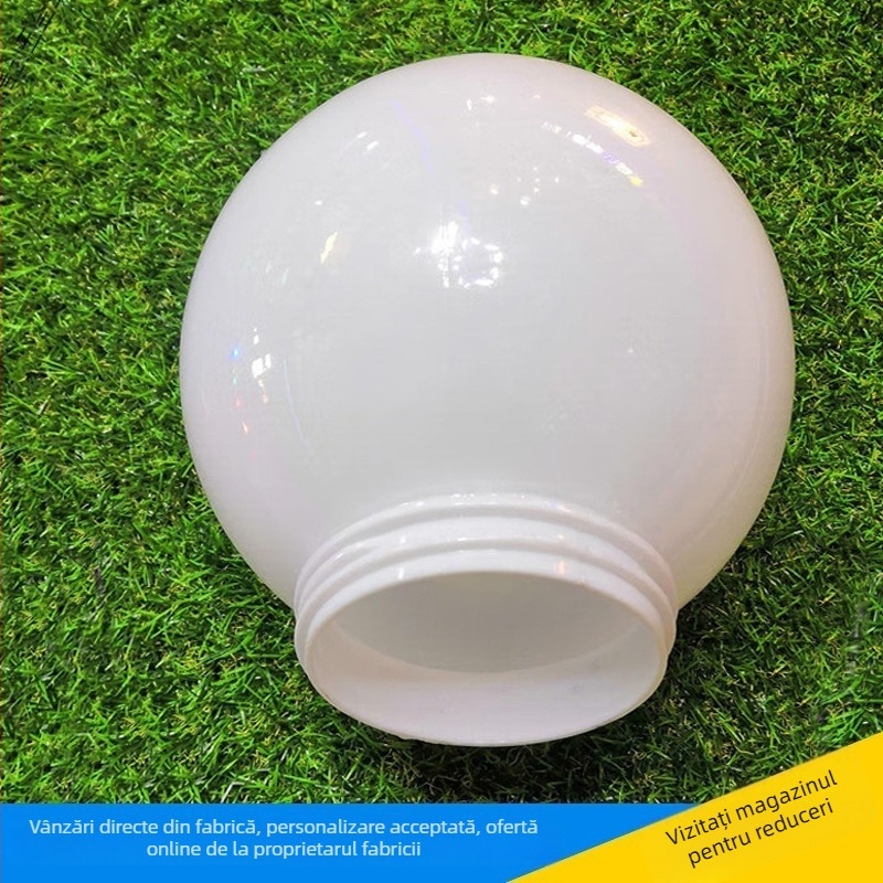 Abajur acrilic pentru lampă, sferic, din PC și plastic