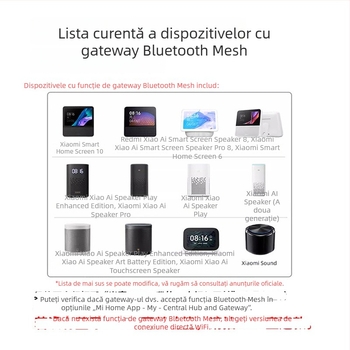 Lampa LED inteligentă cu bază E27, versiune Bluetooth Mesh, utilizare casnică, control de la distanță prin telefon și control vocal