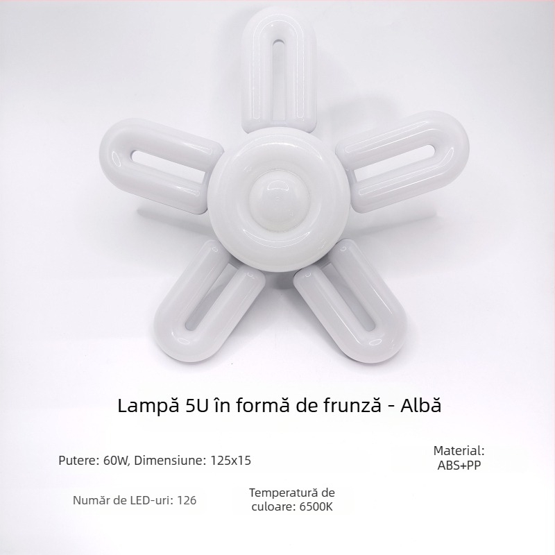 Lampă LED economizoare de energie, bază E27, sferică, pentru uz casnic, 60W, lumină albă 6500K, clasa de eficiență energetică 1