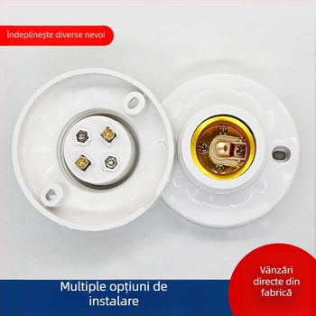 Suport bec B22/E27 cu cablu suspendat și întrerupător
