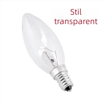 Bec E14, în formă de lumânare, mic, lumină galbenă caldă, 15W/25W/40W/60W, fără reglare, corp din aliaj de aluminiu, lustra de cristal pentru casă