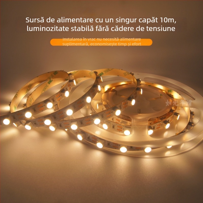 Bandă LED flexibilă pentru iluminat perete, cu LED-uri 6060 încorporate, linie 24V, iluminare decorativă pentru plafon, bandă de lumină moale
