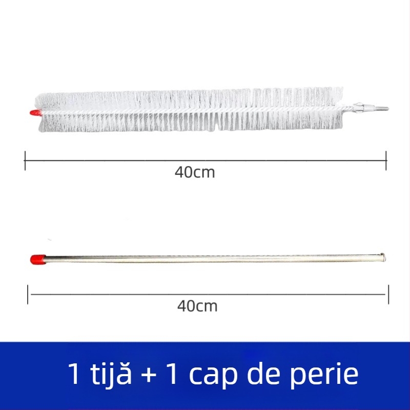 Perie de curățare a radiatorului auto cu mâner lung, fără demontare, potrivită pentru camioane mari și mici, îndepărtarea prafului