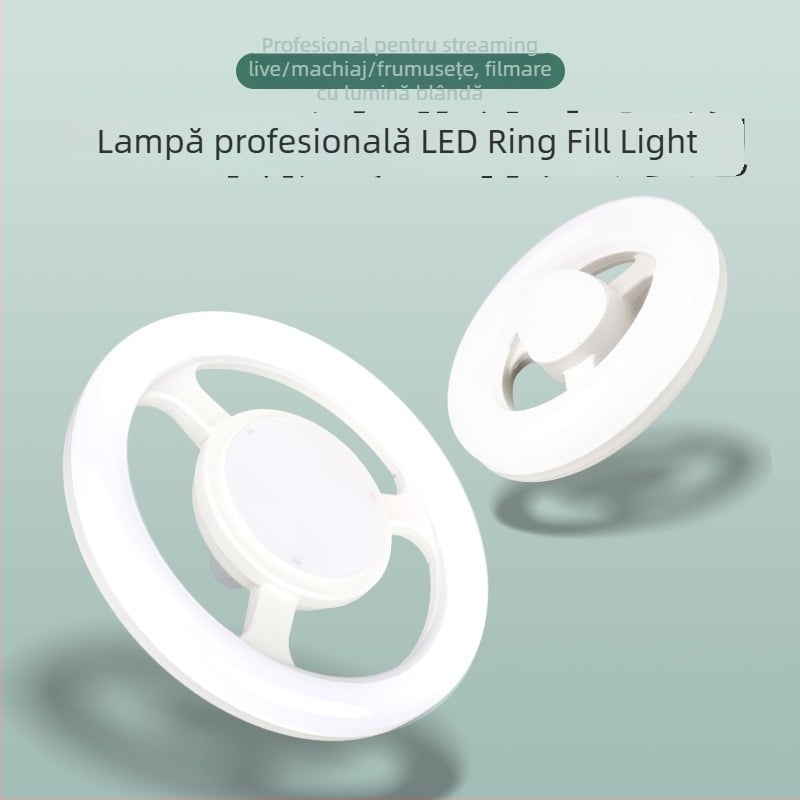 Lumina LED de umplere, lampă circulară fără umbre pentru streaming de frumusețe, ultra-luminoasă pentru tatuaje, machiaj și manichiură