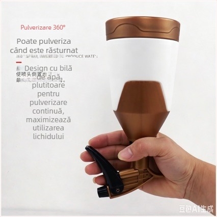 Duză cu bilă gravitațională rezistentă la acizi și baze, 360° pentru spălarea mașinii – recipient de spumă cu presiune înaltă