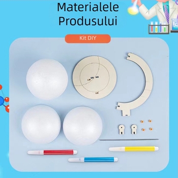Glob 12 cm pentru învățarea geografie — jucărie educativă pentru copii, mic ornament decorativ
