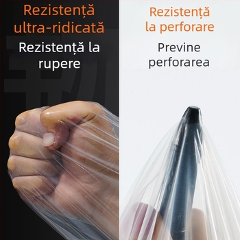 Protecție de mașină de unică folosință, husă auto transparentă din plastic, protecție solară și împotriva ploilor, universală, potrivită pentru vopsire cu spray, husă antipraf