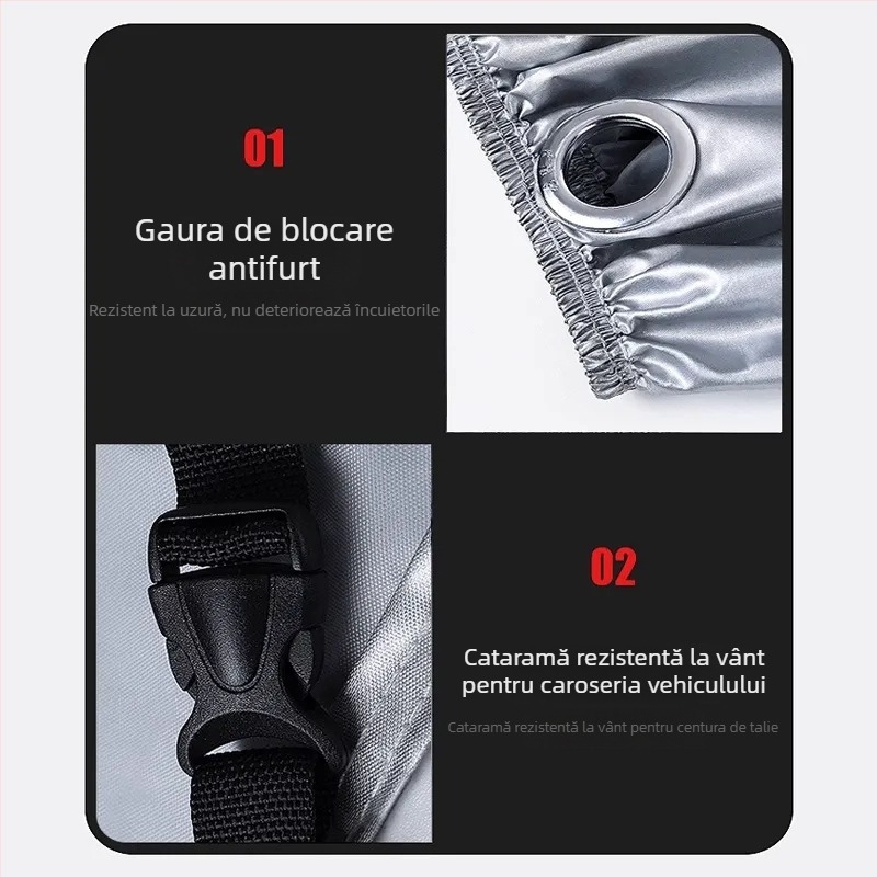 Acoperire pentru motocicletă CFmoto 250SR, 450NK, 400, 650GT — pânză Oxford, impermeabilă, protecție UV, împotriva prafului