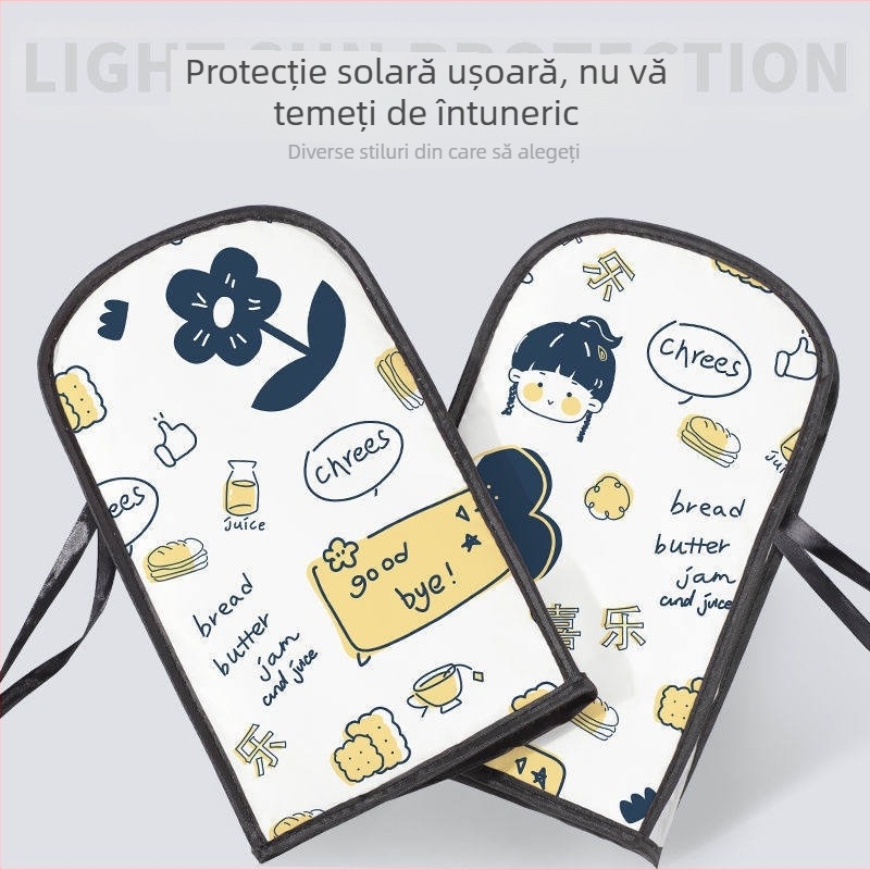 Mănuși de vară pentru motocicletă electrică, protecție solară, impermeabile și rezistente la vânt, husă de ghidon