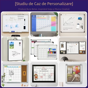 Tabla magnetică flexibilă, personalizabilă, pentru uz casnic, cu calendar și plan de învățare – tablă magnetică pentru frigider