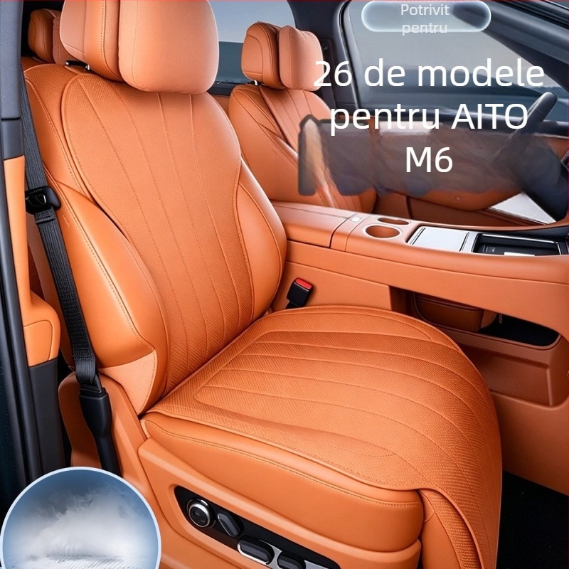 Perne de șezut și husă universală pentru AITO M6 – kit de accesorii interioare pentru 26 modele, pentru toate anotimpurile