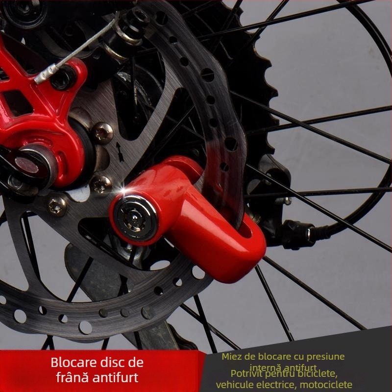 Încuietoare cu disc pentru bicicletă de munte, antifurt pentru bicicletă și motocicletă, accesorii pentru încuietoare cu disc, echipament de ciclism