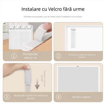 Tablă magnetică albă de 42 inch, pentru uz casnic, montată pe perete și portabilă, fără găuri pentru instalare, pentru birouri și săli de întâlniri