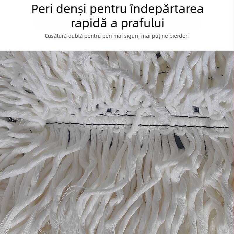 Perie telescopic din bumbac pentru îndepărtarea prafului, aplicarea cearii și lustruirea mașinii