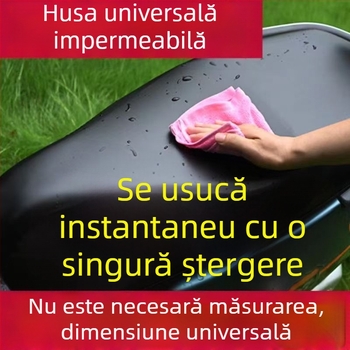 Husă de șa din piele pentru motociclete electrice și scutere, supradimensionată, impermeabilă, rezistentă la ploaie, rezistentă la soare, izolație termică, universală