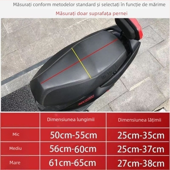 Husă impermeabilă pentru scaun din PU pentru vehicule electrice, universală pentru toate anotimpurile