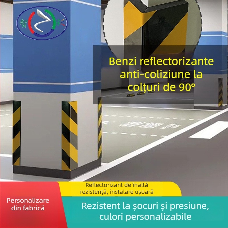 Bandă de protecție anti-coliziune din spumă EVA pentru mașină, etichetă reflectorizantă PE, protecție aripilor și colțurilor